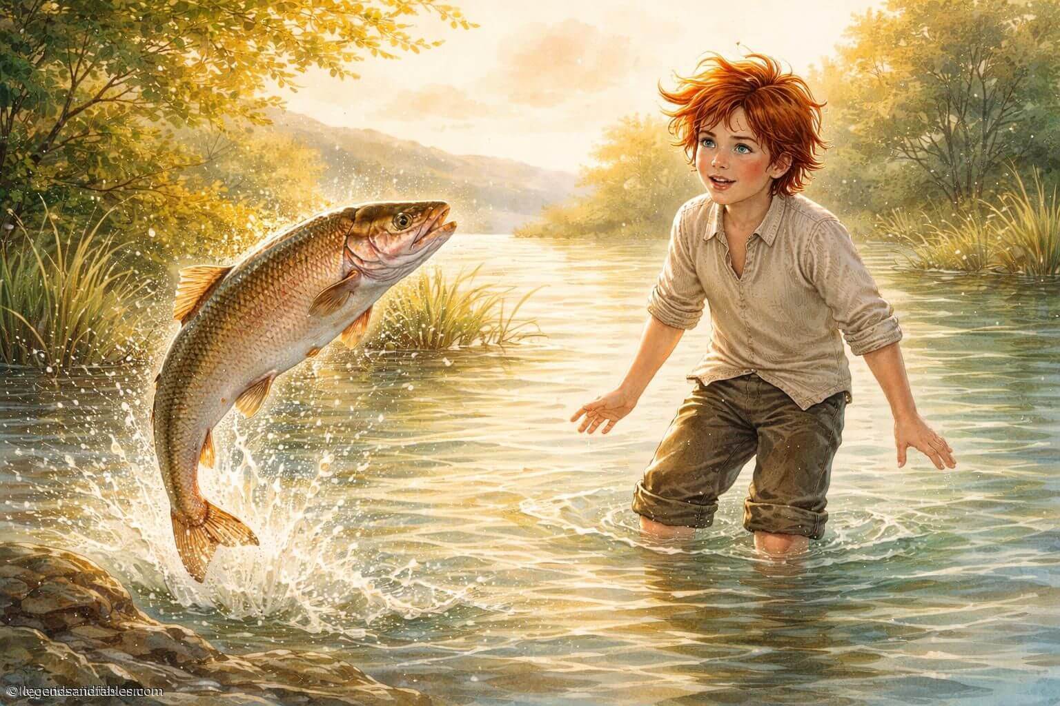 Fionn and the Salmon of Knowledge