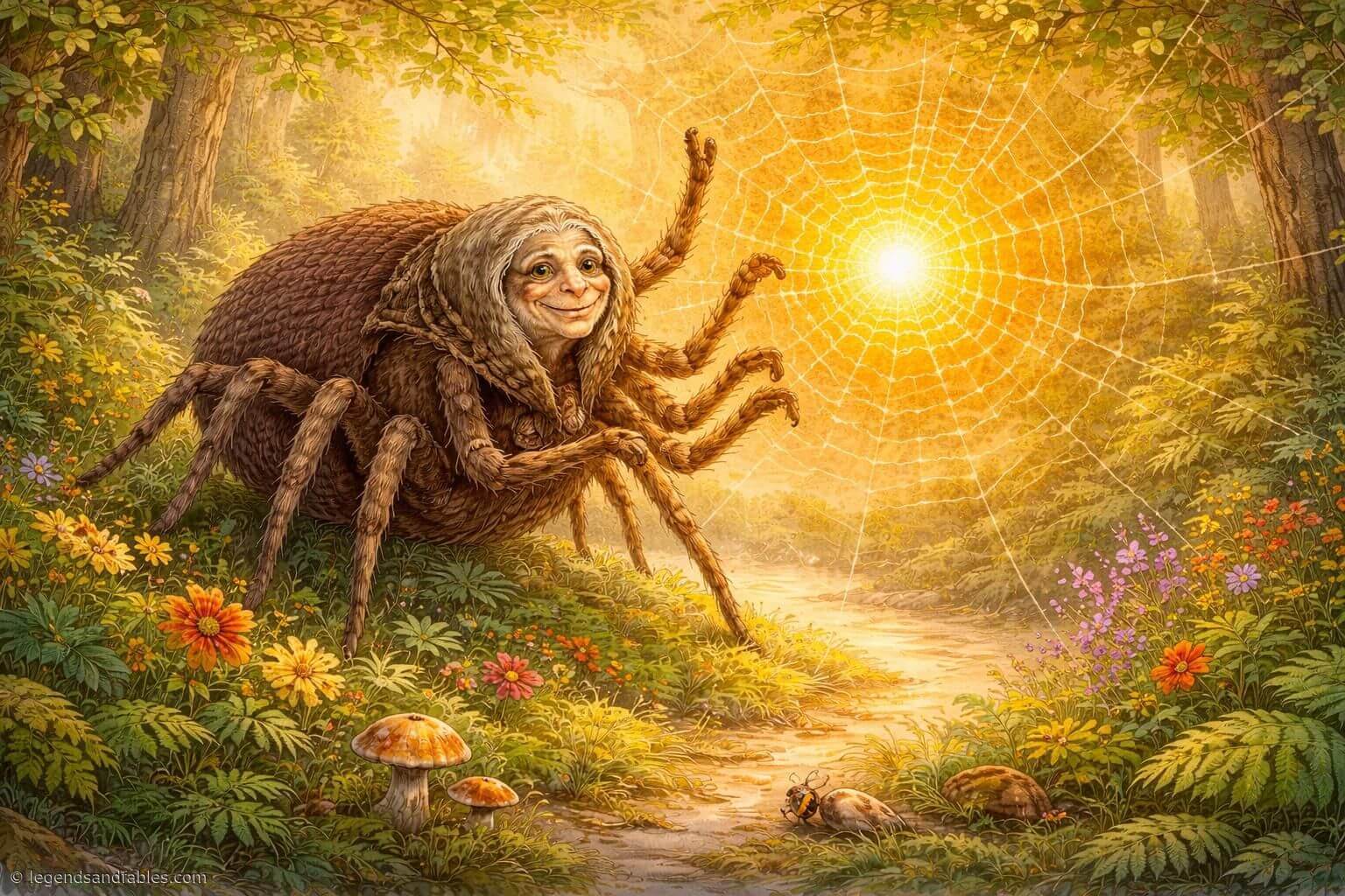 Grandmother Spider Brings the Sun