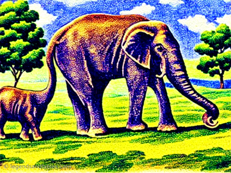 Why the Elephant Has a Long Trunk — Legends and Fables