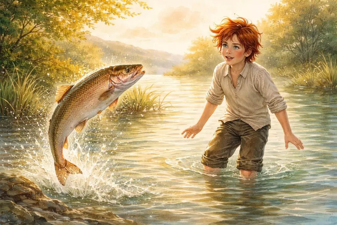 Fionn and the Salmon of Knowledge