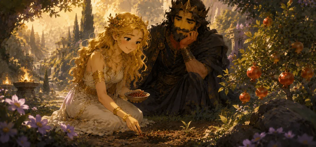 Persephone and the Seeds of the Pomegranate — Legends and Fables