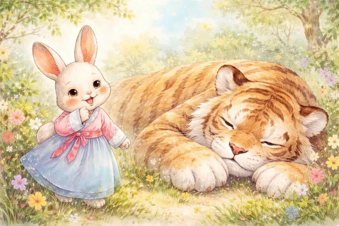 The Rabbit Who Tricked the Tiger